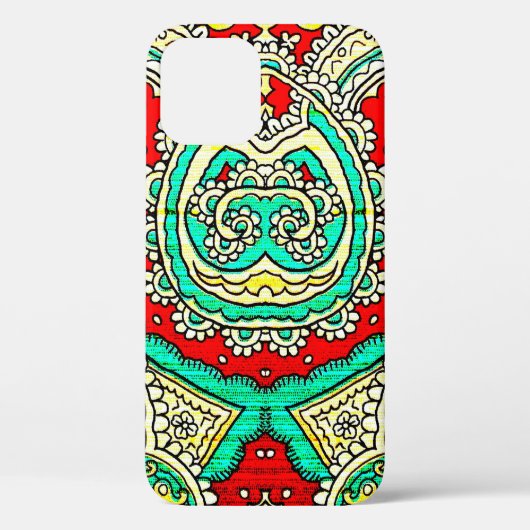 80er-Stil, hell, neon, schön, psychedelisch Case-Mate iPhone Hülle (Rückseite)