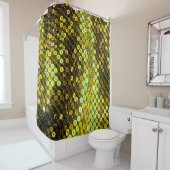 80er-Stil sequenzierte Textilverschluss. Duschvorhang (Beispiel)