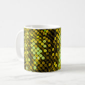 80er-Stil sequenzierte Textilverschluss. Kaffeetasse (Vorderseite Links)