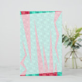 80er Style Briefpapier (Stehend Vorderseite)