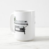 80er Style Sampler Keyboard: 3D Modell: Kaffeetasse (Vorderseite Links)