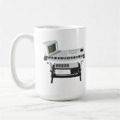 80er Style Sampler Keyboard: 3D Modell: Kaffeetasse (Links)