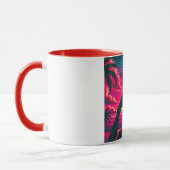 80er Sunset Romantische Liebe Tasse (Links)