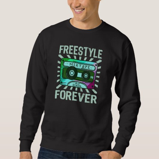 80er Tanzmusik Freestyle Sweatshirt (Vorderseite)