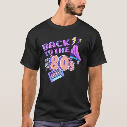 80er Theme Party bis zum Extravaganten Kleid Costu T-Shirt (Vorderseite)