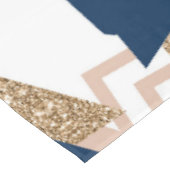 80er Trendy Abstrakt | Gold-Muster für Marine und Tischdecke (Schrägansicht)