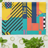 80er Trendy Geschirrtuch (Gefaltet)