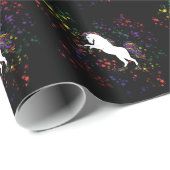 80er unicorn geschenkpapier (Rolleneckpunkt)