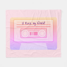 80er Vaporwave Ästhetisch Pink Valentinstag der 90 Fleecedecke