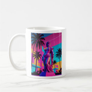 80er Vaporwave Venus Vibes T-Shirt Kaffeetasse