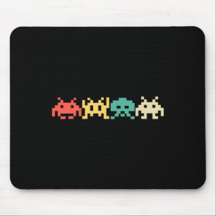 80er Video Game Vintag Retro Arcade 1 Mousepad