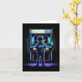 80er Video Game Vintag Retro Arcade 3 Karte (Gelbe Blume)