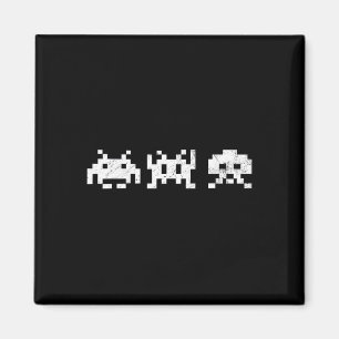 80er Videospiel Vintage Retro Arcade Nostalgie Spi Magnet