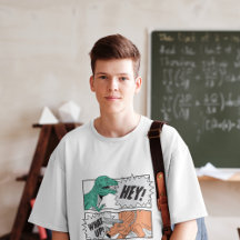 80er Vintag Dino Friend Bossica T - Shirt