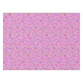 80er Vintag drucken in Rosa Tischdecke (Vorderseite (Horizontal))