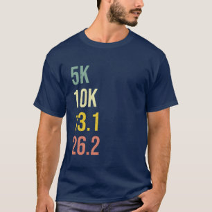 80er Vintage-Halbmarathon-5K-Rennen-10K-Laufgesche T-Shirt