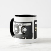 80er Vintage Mischungs-Band-b-Seite Tasse (Vorderseite Links)