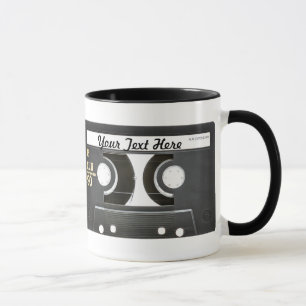 80er Vintage-Mix-Tape B-Seite Tasse