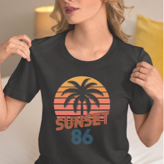 80er Vintage Sommer Strand T-Shirt