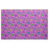 80er-Viren in rosa Gewebe Stoff (Fat Quarter (45,7 x 55,9 cm))