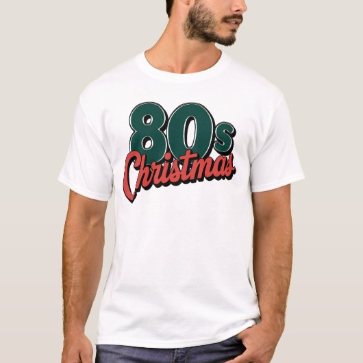 80er Weihnachten T-Shirt (Vorderseite)