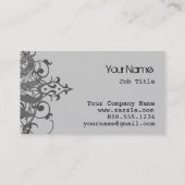 80er Wurzel-Geschäfts-Karten-Schablone Visitenkarte (Rückseite)