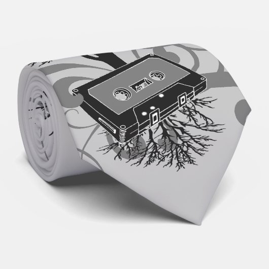 80er Wurzel-Krawatte Krawatte (Gerollt)