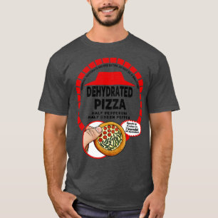 80er Zeitreise Retro Scifi futuristische Pizza T-Shirt