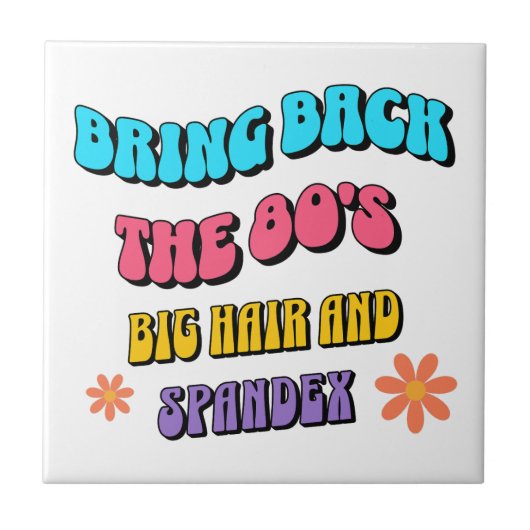 80er zurückbringen fliese (Vorderseite)