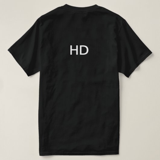 80HD T-Shirt (Design Rückseite)