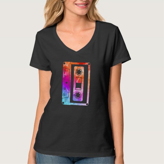 80s 90s Mixtape Cassette Tape Music Retro Party 1 T-Shirt (Vorderseite)