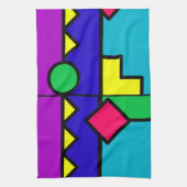 80s Color Block Handtuch (Vertikal)