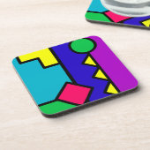80s Color Block Untersetzer (Linke Seite)