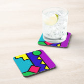80s Color Block Untersetzer (Rechte Seite)