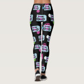 80s Costume Halloween Leggings (Rückseite)
