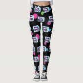 80s Costume Halloween Leggings (Vorderseite)