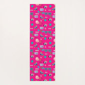 80s Costume Vibrant pink Retro culture pop Yogamatte (Rückseite)