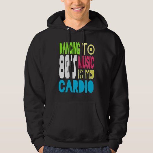 80s Dancing Workout 1980s Love Retro Eighties The Hoodie (Vorderseite)