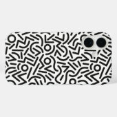 80s Graffiti Memphis Style Abstract Pattern Case (Rückseite (Horizontal))