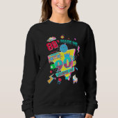 80's Made Me 90's Raised Me Retro 1980s 1990s Clas Sweatshirt (Vorderseite)