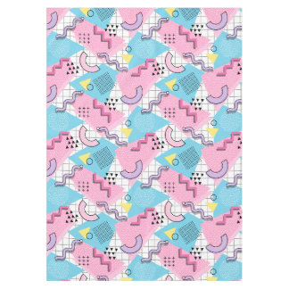 80's Memphis Active Pink Light Blue Tischdecke