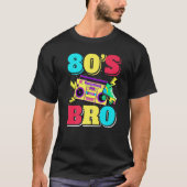 80's Music Bro 80's Music Outfit 70s Music T-Shirt (Vorderseite)