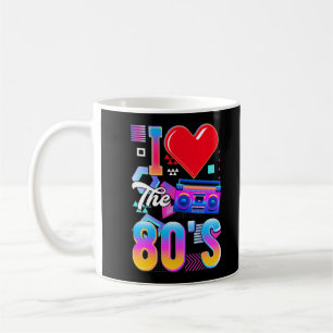 80s Music Radio Love Eighties Disco Kaffeetasse