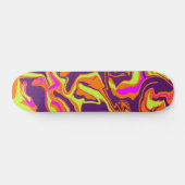 80s Mystery Melt Psychedelic Skateboard (Horizontal)