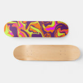 80s Mystery Melt Psychedelic Skateboard (Horizontal)