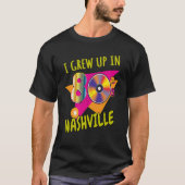 80s Nashville Born Funny 1980s Love Retro Eighties T-Shirt (Vorderseite)