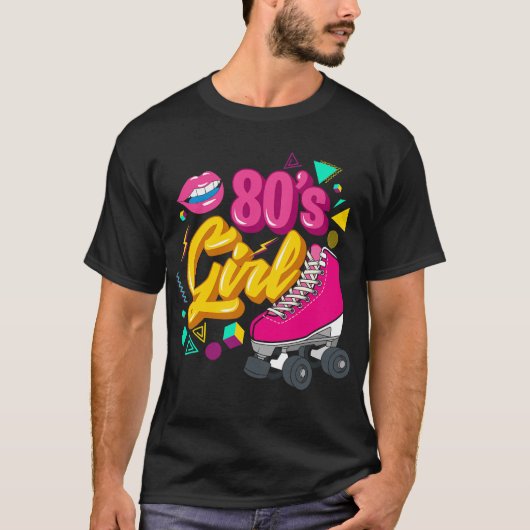 80s Party-Party-Outfit T-Shirt (Vorderseite)