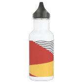 80s Pop Art Pattern Edelstahlflasche (Links)