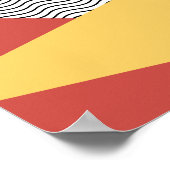 80s Pop Art Pattern Poster (Ecke)