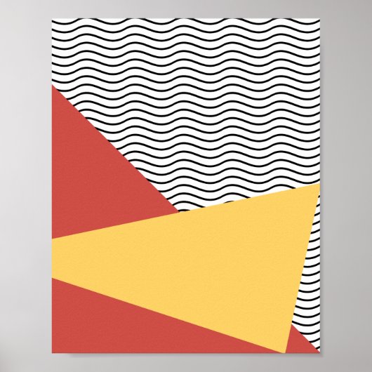 80s Pop Art Pattern Poster (Vorne)